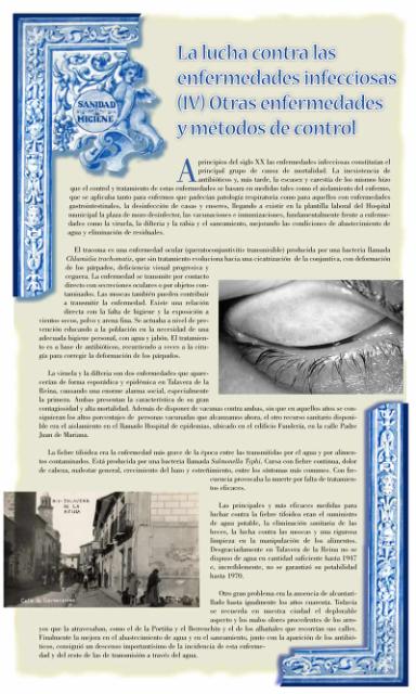 Exposición conmemorativa del 75 aniversario del Centro Secundario de Higiene Rural de Talavera de la Reina (1933-2008).
Panel informativo 07.